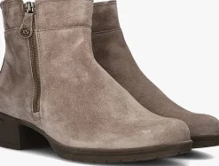 taupe hartjes enkelboots h rits booty