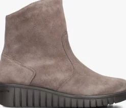 taupe hartjes enkelboots sue h booty