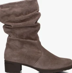 taupe hartjes enkellaarsjes sue d laars