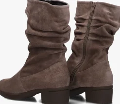 taupe hartjes enkellaarsjes sue d laars