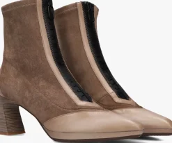 taupe hispanitas enkellaarsjes hi254186