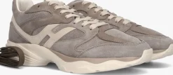 taupe hogan lage sneakers combi sneaker