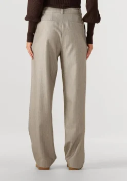 taupe ibana wijde broek pelah pinestripe