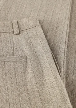 taupe ibana wijde broek pelah pinestripe