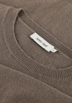 taupe knit-ted top mer