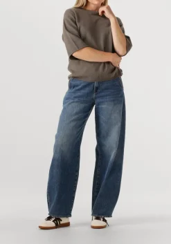 taupe knit-ted top mer