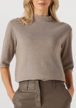 taupe knit-ted trui molly