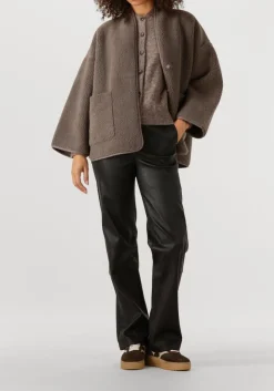 taupe knit-ted vest britney