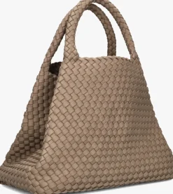 taupe marrea schoudertas medium