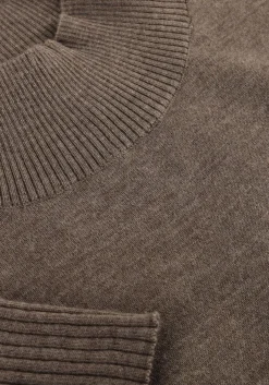 taupe mos mosh trui mmrelena turtleneck ss knit