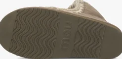 taupe mou vachtlaarzen eskimo 18 glitter logo