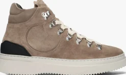taupe nubikk hoge sneakers jonah aztec