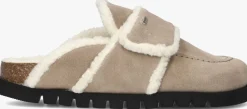 taupe nubikk instappers teddy fur