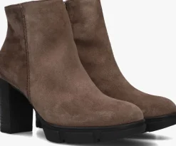 taupe paul green enkelboots 8005