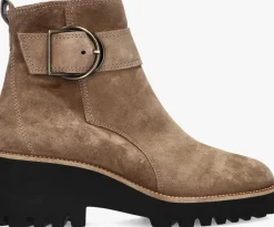 taupe paul green enkellaarsjes 9763