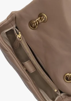 taupe pinko schoudertas love puff mini