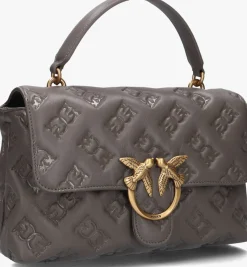 taupe pinko schoudertas love lady puff