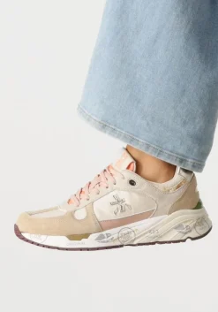 taupe premiata lage sneakers mase-d