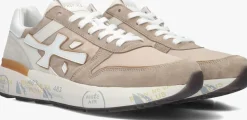 taupe premiata lage sneakers mick