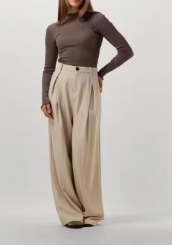 taupe rosemunde top boston turtleneck w/ lurex