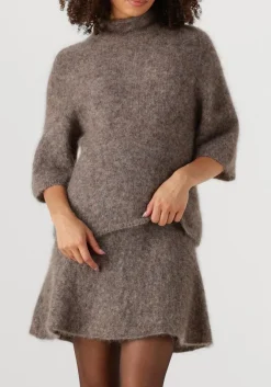 taupe second female coltrui emmalou knit ss