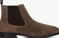 taupe stefano lauran chelsea boots 92302