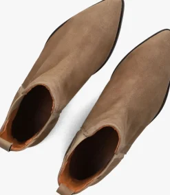 taupe stefano lauran enkellaarsjes 22107