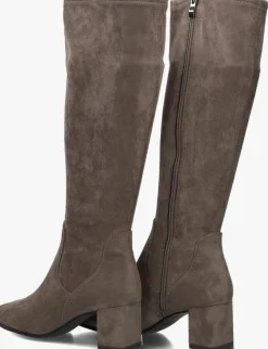 taupe stefano lauran hoge laarzen 25547