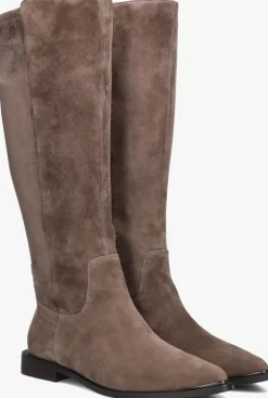 taupe stefano lauran hoge laarzen pe2059