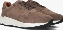taupe stefano lauran lage sneakers star 007
