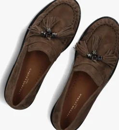 taupe stefano lauran loafers pe2013