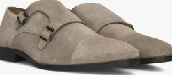 taupe stefano lauran nette schoenen stefano lauran gesp
