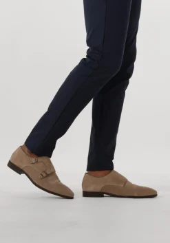 taupe stefano lauran nette schoenen stefano lauran gesp