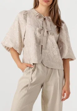 taupe summum blouses blouse jacquard