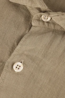 taupe the goodpeople casual overhemd soho