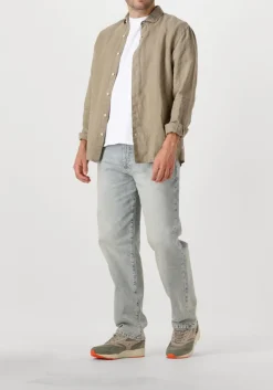 taupe the goodpeople casual overhemd soho