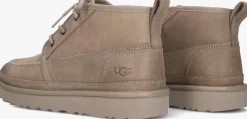 taupe ugg veterschoenen m neumel moc nubuck