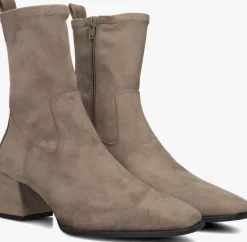 taupe unisa enkellaarsjes langley