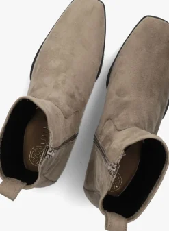 taupe unisa enkellaarsjes langley