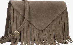 taupe unisa schoudertas zcheyen