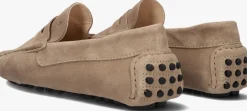 taupe van bommel mocassins sbm-40019