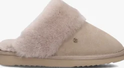 taupe warmbat pantoffels flurry