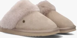 taupe warmbat pantoffels flurry