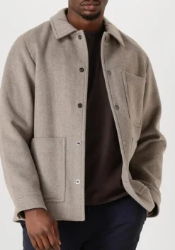 taupe woolrich jack wool chore coat