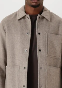 taupe woolrich jack wool chore coat