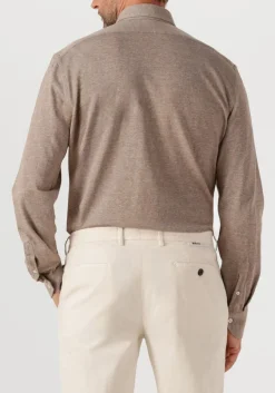 taupe xacus casual overhemd 91472 j752ml