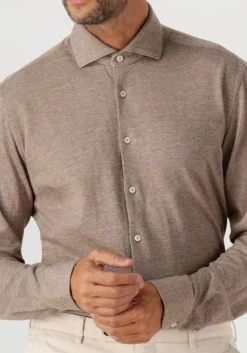 taupe xacus casual overhemd 91472 j752ml