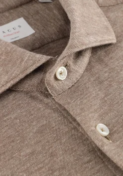 taupe xacus casual overhemd 91472 j752ml