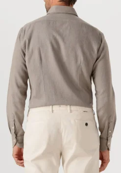 taupe xacus casual overhemd 91148 721ml