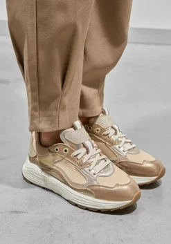 taupe xsensible lage sneakers milau